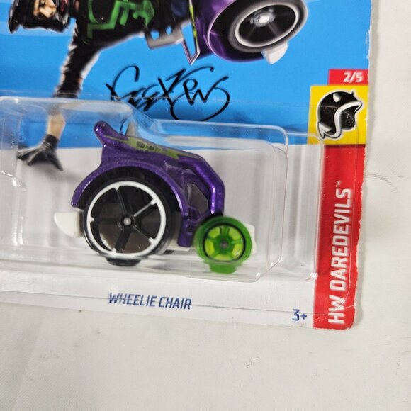 Hot Wheels Aaron Wheelz Fotheringham Wheelie Chair HW Daredevils HCX08-M9C0K - Picture 2 of 5